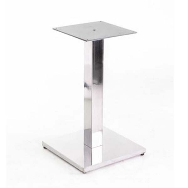 Postolje Elektra – inox metalno postolje za stol do Ø80 cm – Dendron