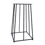 Postolje Rok – kvadratno metalno postolje s vertikalnim šipkama – Dendron