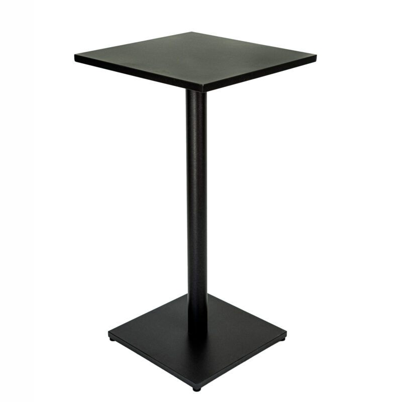 Ugostiteljski stol Alex 60x60 cm s metalnim postoljem za terase i kafiće – Dendron