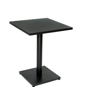 Bistro metalni stol Michael s pločom 60x60 cm za ugostiteljstvo – Dendron